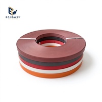 Bande de chant PVC autocollante effet bois mat 1x22mm, largeur personnalisable 0.4-3mm pour contreplaqué, MDF, bordure de porte de placard