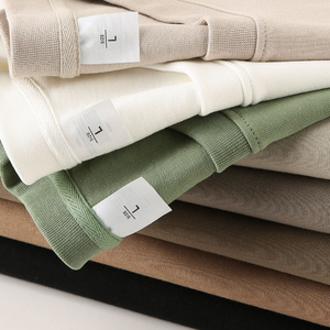 Les fabricants de vêtements personnalisent les t-shirts avec des logos imprimés de haute qualité, t-shirts unisexes surdimensionnés en coton 100% lourd. - Product Image 2
