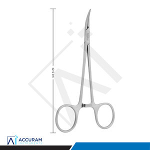 Pinza Hemostática Quirúrgica Dental Accuram Micro Halstead Mosquito Curva 12.5cm de Acero Inoxidable, Instrumento Manual - Product Image 6
