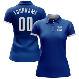 Couple Polo Shirt with Logo Personalized Team <b>Name</b> Number Embroidery Sublimation Slim Fit Short Sleeve Sports Polo - Product Image 4