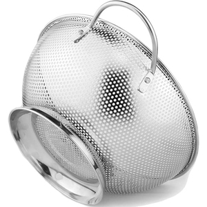 Top Quality Gold Metal <b>Pasta</b> <b>Strainer</b> Colander Bowl For Fruits Vegetable Kitchen Tool With Handles Vegetables & Fruits On Sale - Product Image 6