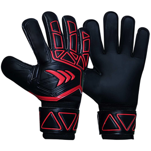 Wholesale Strong <b>Control</b> <b>Grip</b> Soccer Goalkeeper Gloves Anti-Slip Latex Palm Leather Material Finger Protection Goalkeeper Glove - Product Image 1