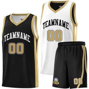 Camiseta de Baloncesto Unisex al por Mayor, Tejido de Malla, Logotipo Personalizado, Impresión por Sublimación, Cuello en V, Sin Mangas, Secado Rápido, Transpirable - Product Image 1