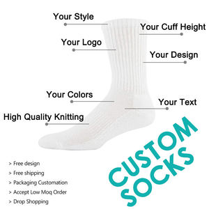 Chaussettes de sport d'hiver en coton personnalisables de haute qualité, légères, à séchage rapide, écologiques, respirantes, doublure confortable et lisse - Product Image 5