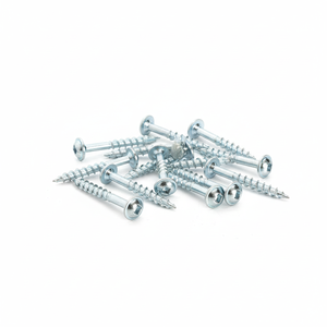 สกรูเกลียวปล่อยหัวกลม PDC รุ่น 8 คลาส 4 เกลียวหยาบ เมตริก/นิ้ว สำหรับงานไม้ ขันเองได้ หัวฟิลลิปส์/โปซิไดรฟ์ ชุบนิกเกิล/สังกะสี เหล็กกล้าคาร์บอน - Product Image 1