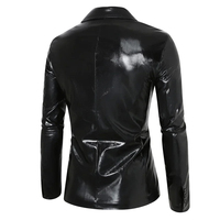 Veste en velours à sequins métalliques à double boutonnage pour homme et femme, taille plus, style britannique, imperméable, coupe-vent, respirante