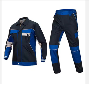 Uniforme de Trabajo para Construcción con Logotipo Personalizado, Overoles de Seguridad Unisex Transpirables y Antiarrugas de Poliéster a Bajo Precio - Product Image 1