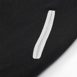<b>Men's</b> Navy <b>White</b> Varsity <b>Jacket</b> Stand Collar Zipper Closure Eco-Friendly Breathable Windproof Preppy Style High Street Regular - Product Image 6