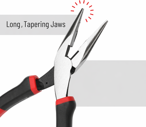 6 Inch Stainless Steel Long Nose Pliers with Cutting Edge for <b>Wire</b> Wrapping Jewelry Making DIY <b>Craft</b> and Repair Tools - Product Image 5