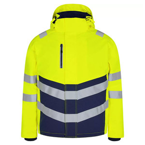 Veste de sécurité hivernale haute visibilité, imperméable, pour travaux industriels et de construction, vêtements de travail chauds, coupe-vent, veste de sécurité - Product Image 4