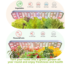 Lampe de croissance LED réglable pour semis <span class=keywords><strong>avec</strong></span> deux plateaux de germination - Kit de démarrage pour plantes d'intérieur, compatible hydroponique et sol - Product Image 5