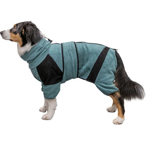 Accappatoio e Tuta Blu Petrolio XS - Abbigliamento Comodo per Animali Domestici - Product Image 1