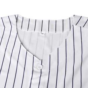 Camiseta de Béisbol a Rayas, Nuevo Diseño, Logotipo Personalizado, Camiseta de Béisbol 2026, Hecha a Medida, Camiseta de Béisbol Más Vendida de Pakistán - Product Image 5