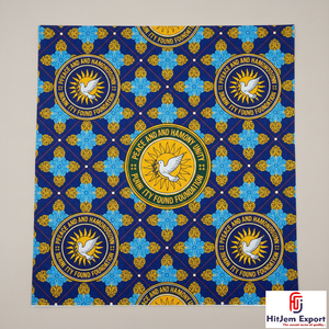 Tissu en coton premium nigérian à motif wax africain personnalisé pour la couture de vêtements africains, les événements de mode et la décoration intérieure - Product Image 5