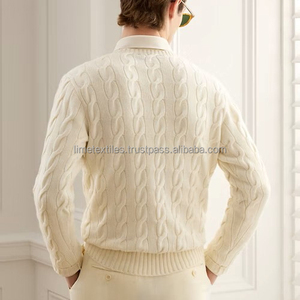 New <b>Men</b> Lazy Loose Fit Long Sleeve Solid Pullovers Winter <b>Turtleneck</b> Cable Knit Anti-Wrinkle Wool/Acrylic <b>Sweater</b> - Product Image 3