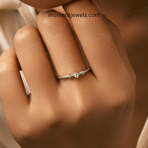 925 Silver Green Crystal <b>Ring</b> <b>Thin</b> Band CZ Gemstone Fine <b>Ring</b> for Women Party Gift - Product Image 2