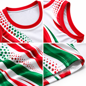 Camiseta Deportiva sin Mangas para Hombre, Personalizada con Sublimación, de Secado Rápido, Cuello Redondo, Diseño Geométrico - Product Image 6