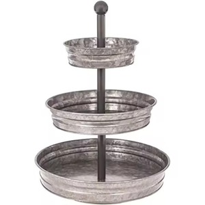 Classic Design Metal Cake Stand Cake Display Stand Dessert Serving Tray Party Table Decoration - Product Image 5