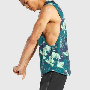 New Custom Gym Clothing Men Sleeveless Muscle Stringer Tank Top Fitness Basketball <b>Running</b> <b>Singlet</b> Stringer Tank Top - Product Image 3
