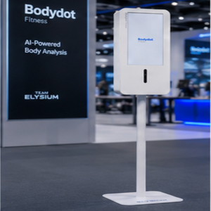 เครื่องวิเคราะห์สมรรถภาพร่างกายอัจฉริยะ Bodydot BDF1000  แบบไม่พับได้  วัสดุอลูมิเนียมอัลลอย  ติดตามท่าทางได้ทั้งร่างกาย  ใช้เทคโนโลยี AI  ขนาด 35x35x134 ซม. - Product Image 3