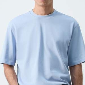 T-shirts décontractés surdimensionnés pour hommes 100 % coton, personnalisables avec logo, fabricant OEM/ODM, teinture unie, haute qualité - Product Image 1