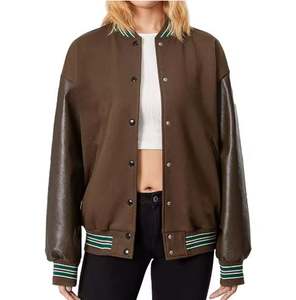 Chaqueta universitaria para mujer, estilo colegial, con forro suave, corte moderno y apariencia deportiva informal, a precios de mayoreo. - Product Image 5