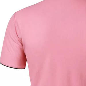 Camiseta de Manga Corta para Hombre, Diseño con su Propio Logotipo, Antiarrugas, Tejido Sólido, 100% Algodón, para la Temporada de Verano, Venta al Por Mayor - Product Image 4