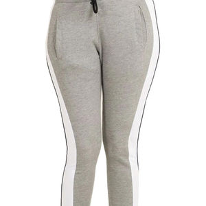 Pantalon de survêtement droit et large pour femme, élégant et tendance, avec logo personnalisé, longueur intégrale, style jogger, avec fentes latérales - Product Image 6