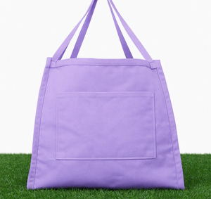 Brown Tote <b>Bag</b> <b>Large</b> Capacity Shoulder Shopper <b>Bag</b> with Front Pocket for <b>Beach</b> Travel Shopping - Product Image 2