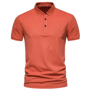 เสื้อโปโลแขนสั้นผ้าฝ้ายสำหรับผู้ชาย ปี 2024 เสื้อโปโลลำลองผู้ชายขายส่ง เสื้อโปโลคุณภาพสูงสำหรับผู้ชาย - Product Image 1
