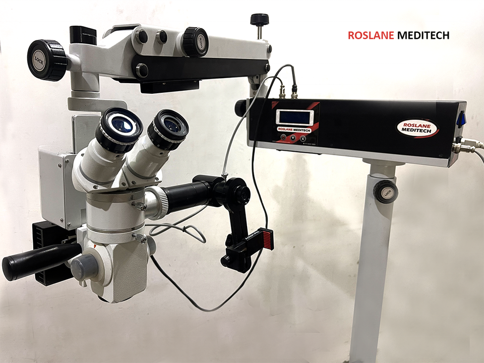Ophthalmic Surgical Microscope 45 Degree Binoculars 3 & 5 Step Magnification Steel & Metal Eye Operating Microscope