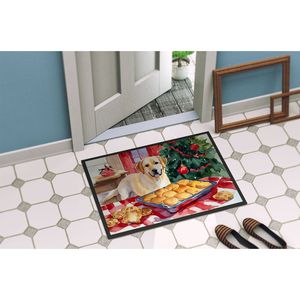 พรมเช็ดเท้าลายคุกกี้ลายสุนัขลาบราดอร์เสื่อปูประตูหน้าประตูบ้านกันลื่นขนาด18X27W - Product Image 4