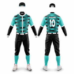 Long Sleeve <b>Baseball</b> Jersey with Matching Pant Adults Unisex Sportswear Uniform Softball Training Wear Club Uniform Kids - Product Image 4