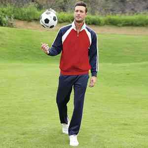 Conjunto Deportivo de Felpa para Hombre, Corte Ajustado, Poliéster de Alta Calidad, Cremallera Resistente al Viento, Ropa Deportiva, Estilo Urbano - Product Image 6