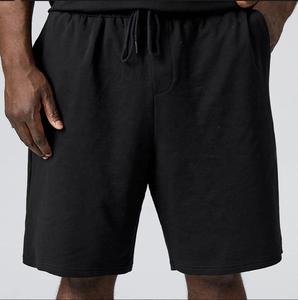 Conjunto deportivo negro con capucha para hombre, camiseta de manga corta y pantalones cortos, conjunto de dos piezas para verano, conjunto de sudadera con capucha negra de manga corta para hombre - Product Image 5