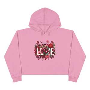 Sudadera con Capucha para Mujer con Estampado de Corazón de Cereza, Sudadera de Felpa de Algodón con Estampado Floral, Ropa Informal Cómoda - Product Image 2
