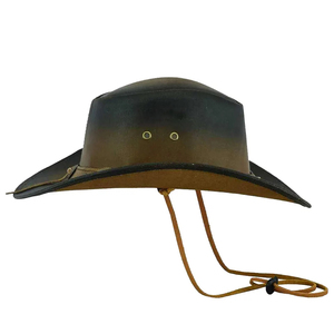 Meilleur fournisseur de chapeaux de cowboy en cuir ajustables unisexes, design personnalisé, couleur personnalisée, taille adulte, logo personnalisé - Product Image 4