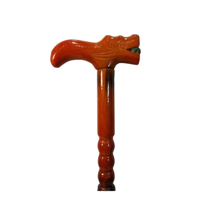 Traditional Wooden Cane Wooden Stick (Lion Handle) - Product Image 2