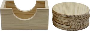Lot de sous-verres en bois en gros pour la maison, le bureau, les cafés, les hôtels et le marché des cadeaux promotionnels, disponible au prix d'exportation - Product Image 3