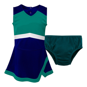 Uniforme de Cheerleading Sexy Imprimé en Polyester Respirant Écologique de Haute Qualité pour Femmes Adultes à la Mode Personnalisé - Product Image 5