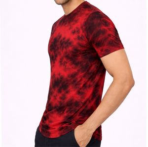 Camiseta de Manga Corta para Hombre, de Alta Calidad, con Logotipo Personalizado, Tie Dye, Cuello Redondo, Secado Rápido, con Diseño Personalizado - Product Image 3