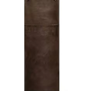 Brown Heavy Punching Bag Leather EVA Outsole Cotton Filled Zipper Closure Adjustable Height Durable for Adult Youth Training - Product Image 4