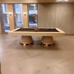 Table de billard de luxe personnalisée Argmac, durable, avec tapis synthétique haute vitesse, semelle extérieure en tissu, table de billard anglaise 50 kg pour usage intérieur - Product Image 1