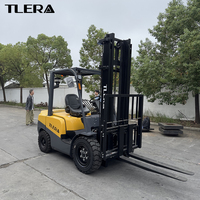 Chariot élévateur diesel 3T 3.5T 4T 5T avec boîte de vitesses, moteur Kubota Euro 5, châssis robuste, chariot élévateur diesel industriel