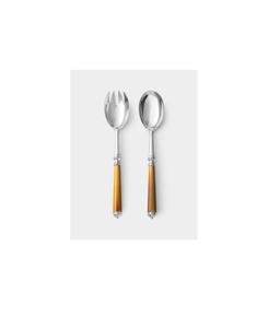 Exclusivo Juego de Servidores de Ensalada de Acero Inoxidable con Acabado Dorado de Diseño ATS Metals, Ecológico, Forma Elegante, Especial para Cenas de Lujo - Product Image 1