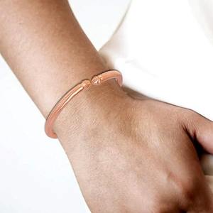 Handmade 15mm Large Heavy Copper <b>Bracelet</b> From India <b>Magnetic</b> Bio Bangle Crystal Fashion Accessory Jewelry Findings - Product Image 2