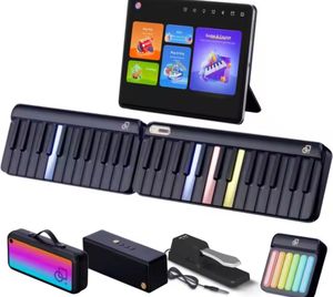 Teclado Completo SALES S-m-a-rt con Teclas Iluminadas de Colores, Altavoz, Función Interactiva Inteligente para Cantar con Acordes - Product Image 1