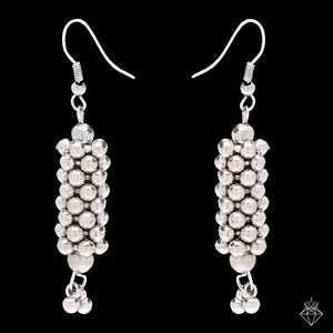 PRAO Oxidised <b>Silver</b> Fine Jewelry <b>Set</b> Includes <b>Necklace</b> <b>and</b> <b>Earrings</b> - Product Image 2