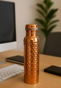 Juego de Jarra de Cobre Martillado para Decoración del Hogar, Juego de Botellas de Cobre para Desintoxicación y Bienestar, Juego de Botellas de Cobre, Regalo para Él y Ella - Product Image 3