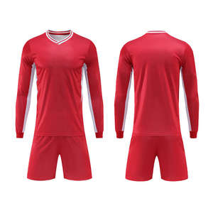 Ensemble de maillots de football à manches longues et séchage rapide de haute qualité pour hommes — Kits d'équipe personnalisés - Product Image 4